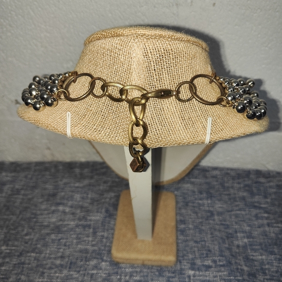 Anthropologie Pam Hiran Retired Multi Colors Beaded Collar Chocker Necklace - Picture 7 of 13